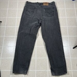 Vintage 1997 Levi's 575 Made In USA Black Jeans White Tab Size 40 X‎ 32  Grunge